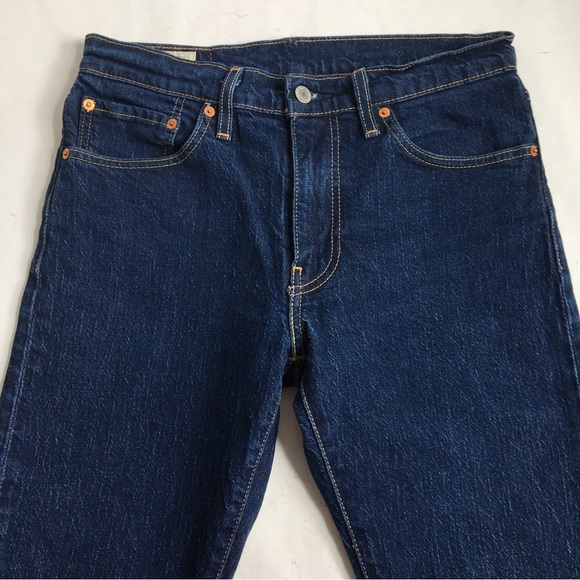 Levi’s 512 Premium Dark Wash Blue Denim Jeans Size 31 - Picture 6 of 17